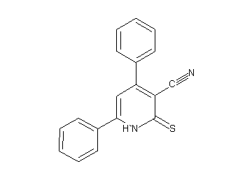 4,6-diphenyl-2-thioxo-1,2-dihydro-3-pyridinecarbonitrile