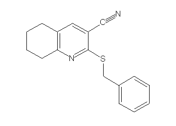 2-(benzylsulfanyl)-5,6,7,8-tetrahydro-3-quinolinecarbonitrile