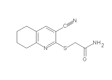 2-[(3-cyano-5,6,7,8-tetrahydro-2-quinolinyl)sulfanyl]acetamide