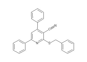 2-(benzylsulfanyl)-4,6-diphenylnicotinonitrile