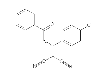 [1-(4-chlorophenyl)-3-oxo-3-phenylpropyl]malononitrile