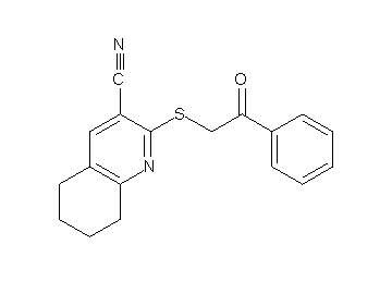 2-[(2-oxo-2-phenylethyl)sulfanyl]-5,6,7,8-tetrahydro-3-quinolinecarbonitrile