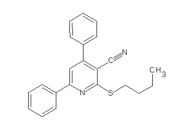 2-(butylsulfanyl)-4,6-diphenylnicotinonitrile