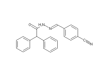 N'-(4-cyanobenzylidene)-2,2-diphenylacetohydrazide