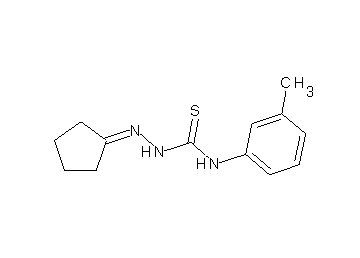 cyclopentanone N-(3-methylphenyl)thiosemicarbazone