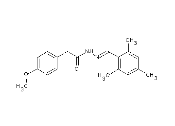 N'-(mesitylmethylene)-2-(4-methoxyphenyl)acetohydrazide