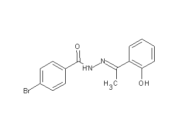 4-bromo-N'-[1-(2-hydroxyphenyl)ethylidene]benzohydrazide