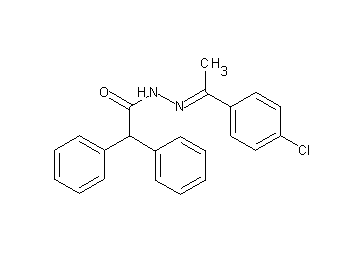 N'-[1-(4-chlorophenyl)ethylidene]-2,2-diphenylacetohydrazide