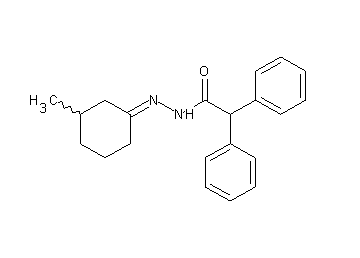 N'-(3-methylcyclohexylidene)-2,2-diphenylacetohydrazide
