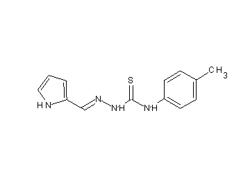 1H-pyrrole-2-carbaldehyde N-(4-methylphenyl)thiosemicarbazone