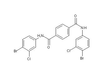 N,N'-bis(4-bromo-3-chlorophenyl)terephthalamide - Click Image to Close