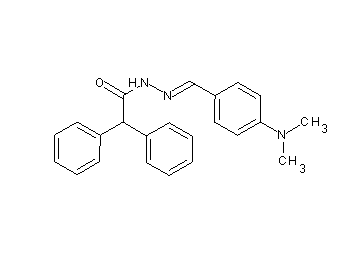 N'-[4-(dimethylamino)benzylidene]-2,2-diphenylacetohydrazide