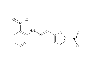 1-(2-nitrophenyl)-2-[(5-nitro-2-thienyl)methylene]hydrazine