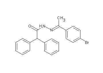 N'-[1-(4-bromophenyl)ethylidene]-2,2-diphenylacetohydrazide