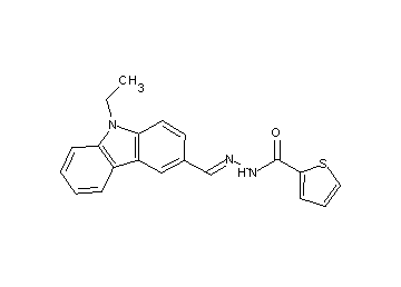 N'-[(9-ethyl-9H-carbazol-3-yl)methylene]-2-thiophenecarbohydrazide