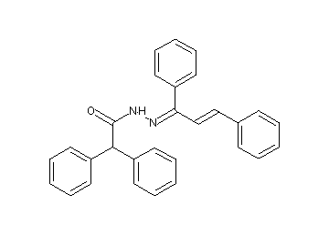 N'-(1,3-diphenyl-2-propen-1-ylidene)-2,2-diphenylacetohydrazide