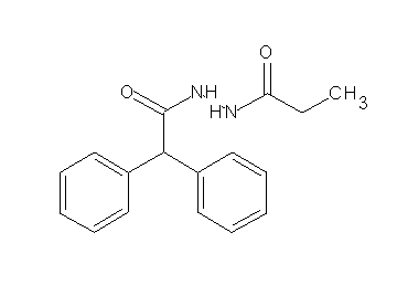 N'-(2,2-diphenylacetyl)propanohydrazide