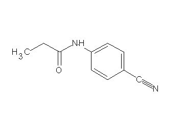 N-(4-cyanophenyl)propanamide