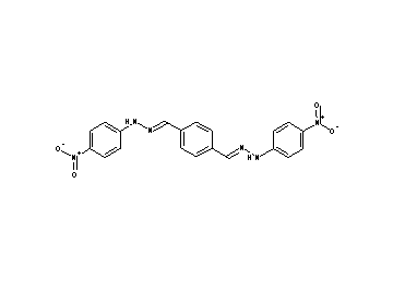 1,1'-[1,4-phenylenedi(methylylidene)]bis[2-(4-nitrophenyl)hydrazine]