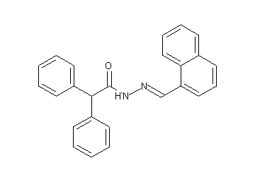 N'-(1-naphthylmethylene)-2,2-diphenylacetohydrazide N'-(1-naphthylmethylene)-2,2-diphenylacetohydrazide