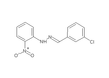 1-(3-chlorobenzylidene)-2-(2-nitrophenyl)hydrazine