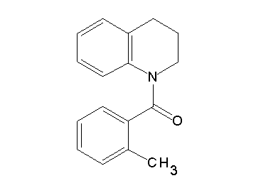1-(2-methylbenzoyl)-1,2,3,4-tetrahydroquinoline 1-(2-methylbenzoyl)-1,2,3,4-tetrahydroquinoline