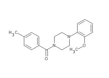 1-(2-methoxyphenyl)-4-(4-methylbenzoyl)piperazine