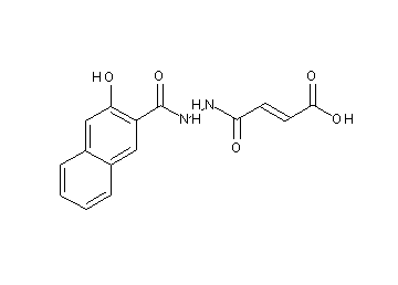 4-[2-(3-hydroxy-2-naphthoyl)hydrazino]-4-oxo-2-butenoic acid