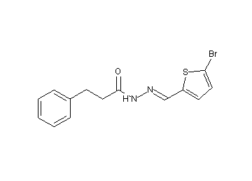 N'-[(5-bromo-2-thienyl)methylene]-3-phenylpropanohydrazide