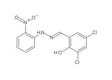 2,4-dichloro-6-[2-(2-nitrophenyl)carbonohydrazonoyl]phenol