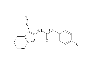 N-(4-chlorophenyl)-N'-(3-cyano-4,5,6,7-tetrahydro-1-benzothien-2-yl)urea