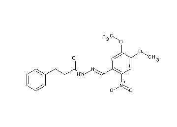 N'-(4,5-dimethoxy-2-nitrobenzylidene)-3-phenylpropanohydrazide