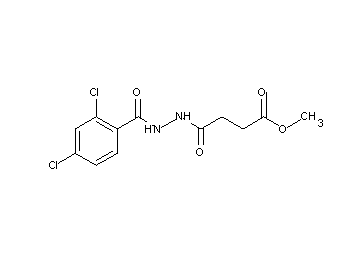 methyl 4-[2-(2,4-dichlorobenzoyl)hydrazino]-4-oxobutanoate