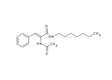 2-(acetylamino)-N-heptyl-3-phenylacrylamide