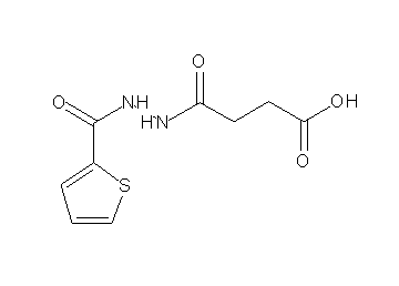 4-oxo-4-[2-(2-thienylcarbonyl)hydrazino]butanoic acid