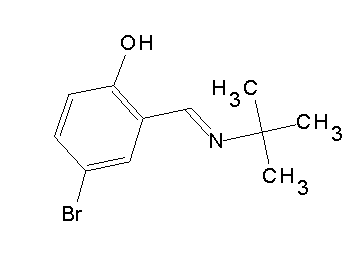 4-bromo-2-[(tert-butylimino)methyl]phenol