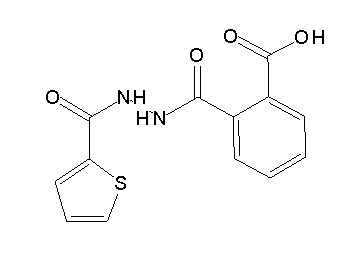 2-{[2-(2-thienylcarbonyl)hydrazino]carbonyl}benzoic acid