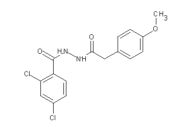 2,4-dichloro-N'-[(4-methoxyphenyl)acetyl]benzohydrazide