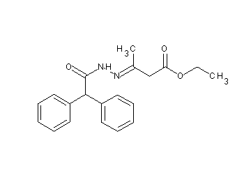 ethyl 3-[(diphenylacetyl)hydrazono]butanoate