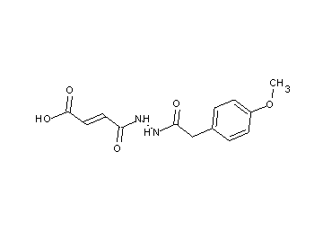 4-{2-[(4-methoxyphenyl)acetyl]hydrazino}-4-oxo-2-butenoic acid