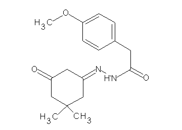 N'-(3,3-dimethyl-5-oxocyclohexylidene)-2-(4-methoxyphenyl)acetohydrazide - Click Image to Close