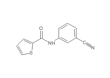 N-(3-cyanophenyl)-2-thiophenecarboxamide