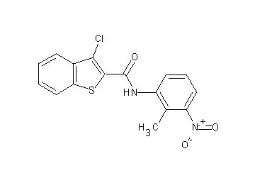 3-chloro-N-(2-methyl-3-nitrophenyl)-1-benzothiophene-2-carboxamide