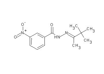 3-nitro-N'-(1,2,2-trimethylpropylidene)benzohydrazide