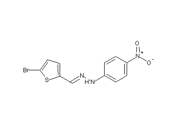1-[(5-bromo-2-thienyl)methylene]-2-(4-nitrophenyl)hydrazine
