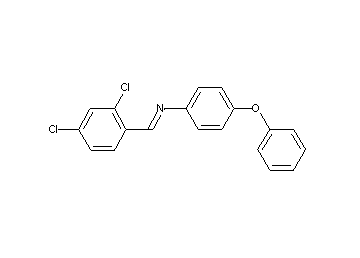 N-(2,4-dichlorobenzylidene)-4-phenoxyaniline