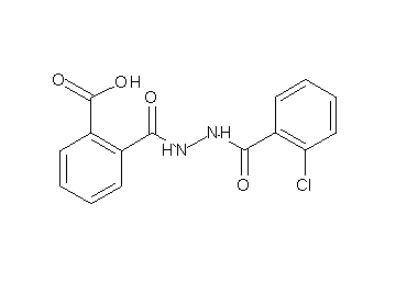 2-{[2-(2-chlorobenzoyl)hydrazino]carbonyl}benzoic acid