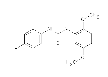 N-(2,5-dimethoxyphenyl)-N'-(4-fluorophenyl)thiourea