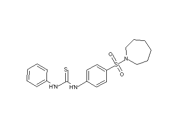 N-[4-(1-azepanylsulfonyl)phenyl]-N'-phenylthiourea - Click Image to Close