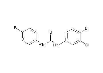 N-(4-bromo-3-chlorophenyl)-N'-(4-fluorophenyl)thiourea